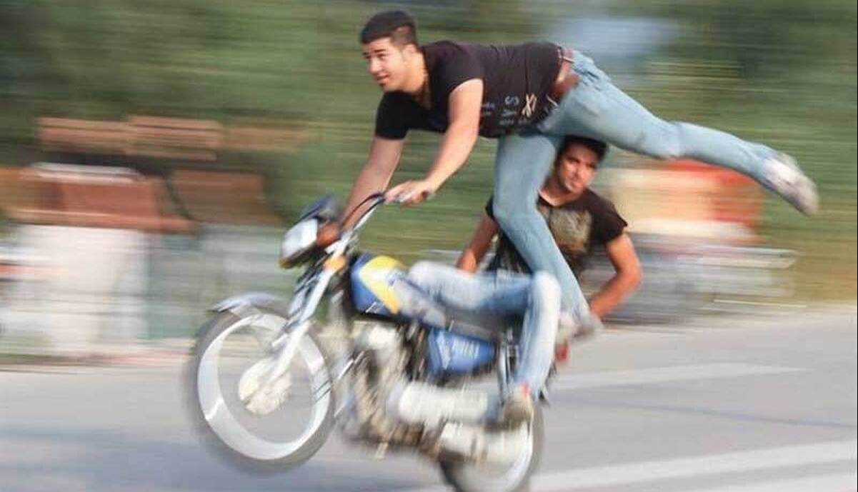 حادثه دلخراش بر اثر حرکات نمایشی موتورسیکلت در مشهد