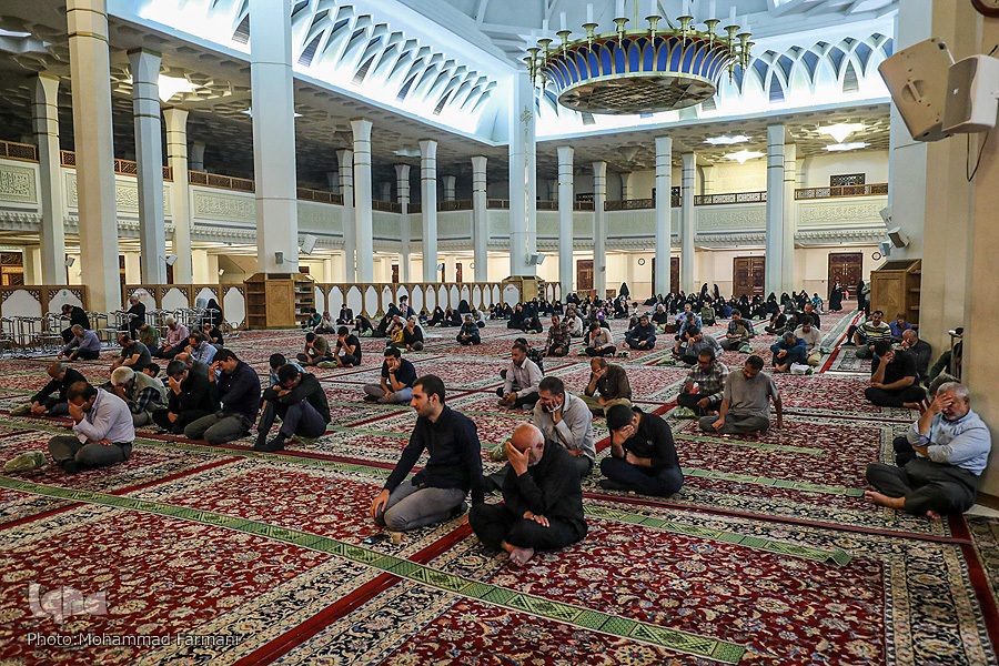 مراسم سوگواری شب شهادت امام حسن عسکری(ع) در شاهچراغ