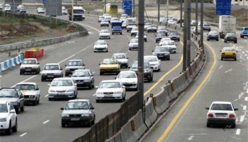 ترافیک نیمهسنگین در آزادراههای قزوین