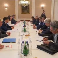 دیدار رییس سازمان انرژی اتمی ایران با آلکسی لیخاچف 