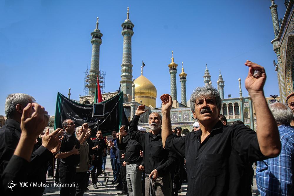 عکس/ عزاداری سالروز شهادت امام حسن عسکری (ع) در قم