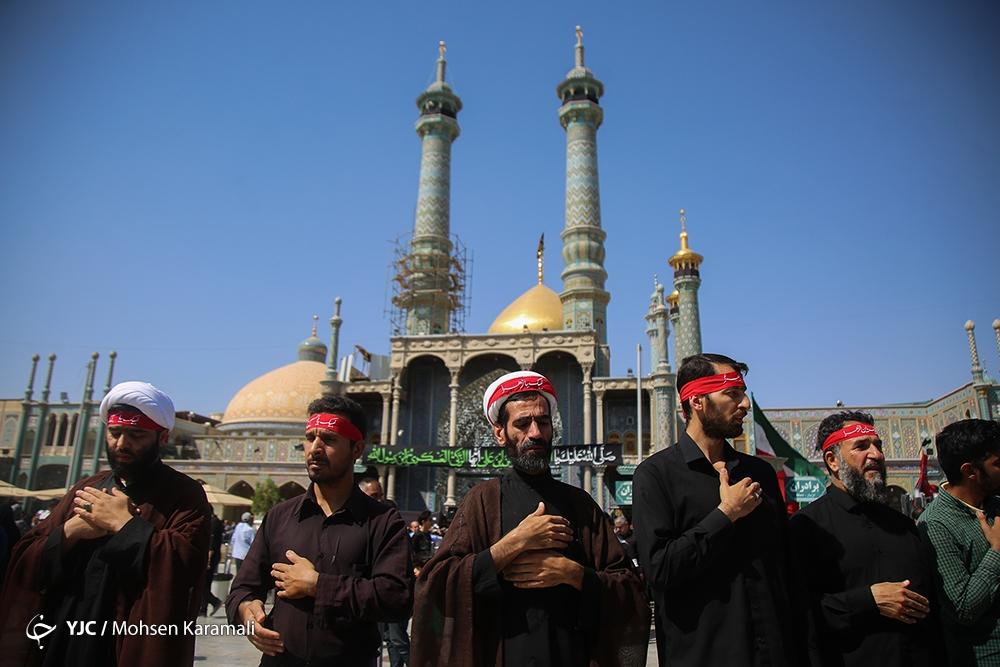 عکس/ عزاداری سالروز شهادت امام حسن عسکری (ع) در قم