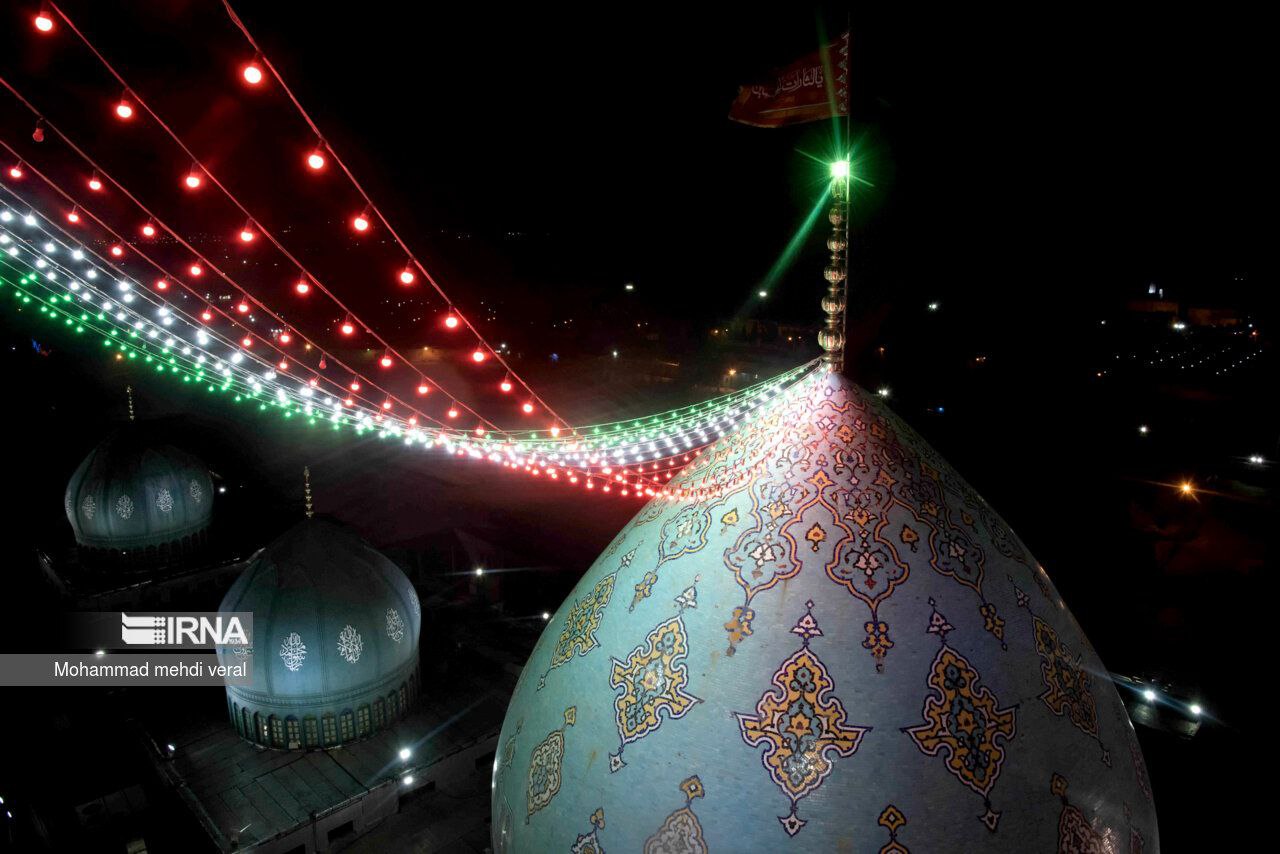 عکس/ مسجد مقدس جمکران در شب آغاز امامت حضرت بقیه‌الله (عج)