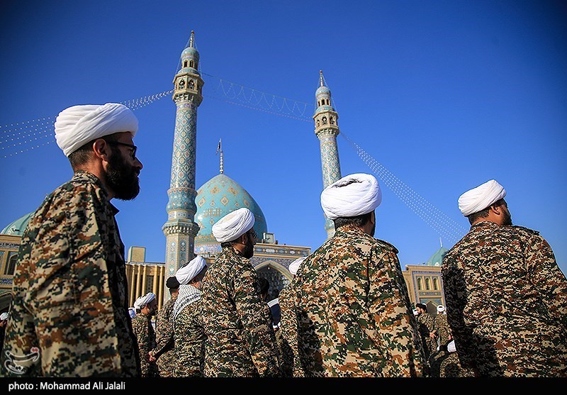 عکس/ آیین مشترک عهد سربازی نیروهای مسلح در مسجد جمکران