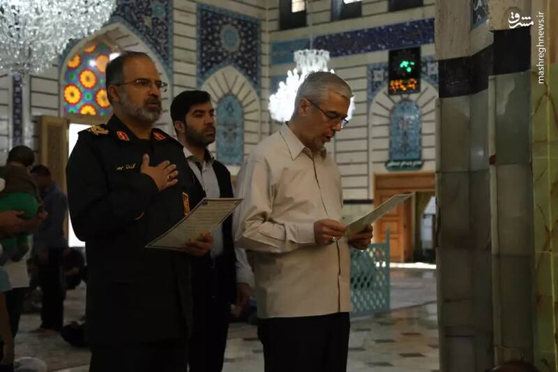 حضور سرلشکر باقری در حرم حضرت معصومه(س)