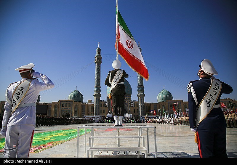 عکس/ آیین مشترک عهد سربازی نیروهای مسلح در مسجد جمکران