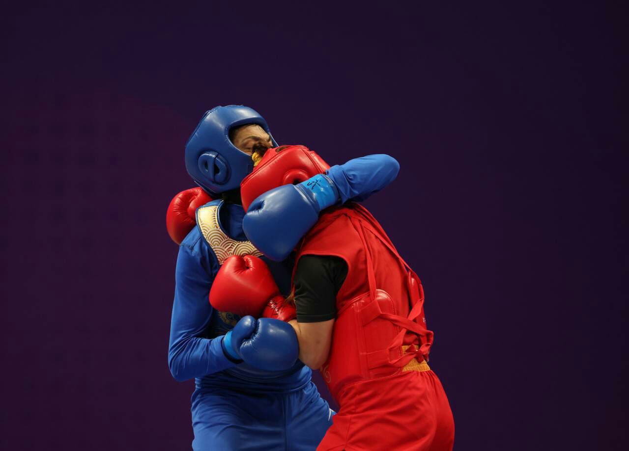 چهره شاد شهربانو منصوریان پس از پیروزی 