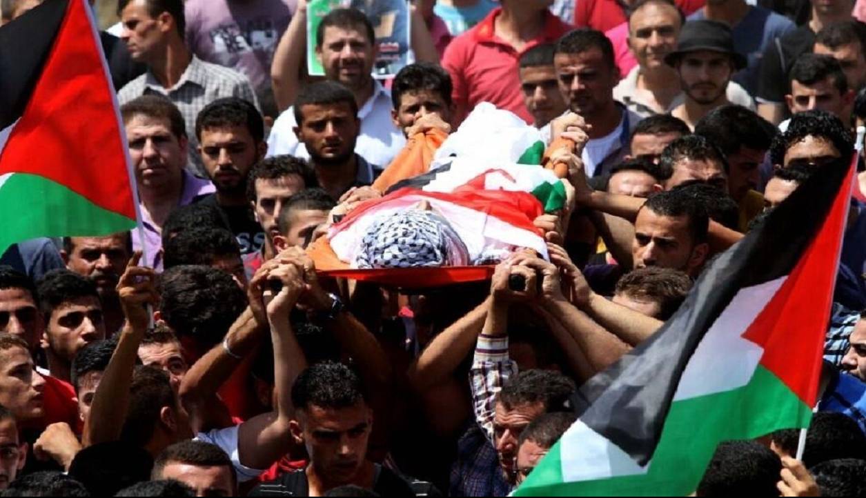 شهادت یک جوان فلسطینی در غزه