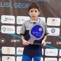 پینگ‌پنگ باز آذرشهری قهرمان جهان شد