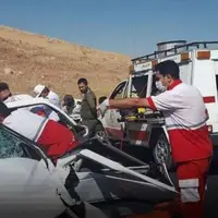 تصادف ۲ خودروی سواری در زوردگان ۸ مصدوم برجای گذاشت