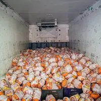 بیش از ۹۰۰ کیلوگرم مرغ تاریخ گذشته در زاهدان معدوم شد
