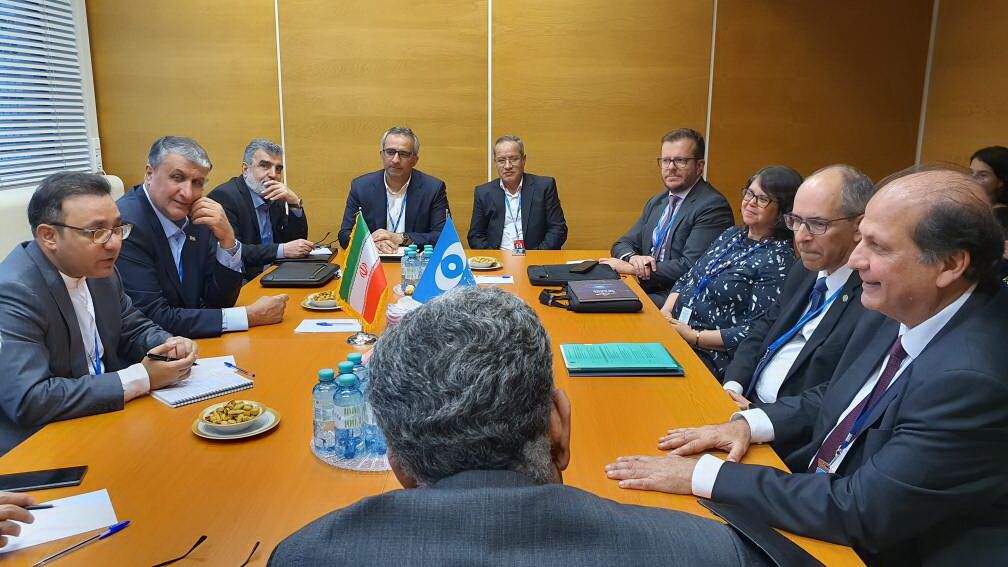 رئیس سازمان انرژی اتمی با هیئت نمایندگان کشور برزیل دیدار کرد  