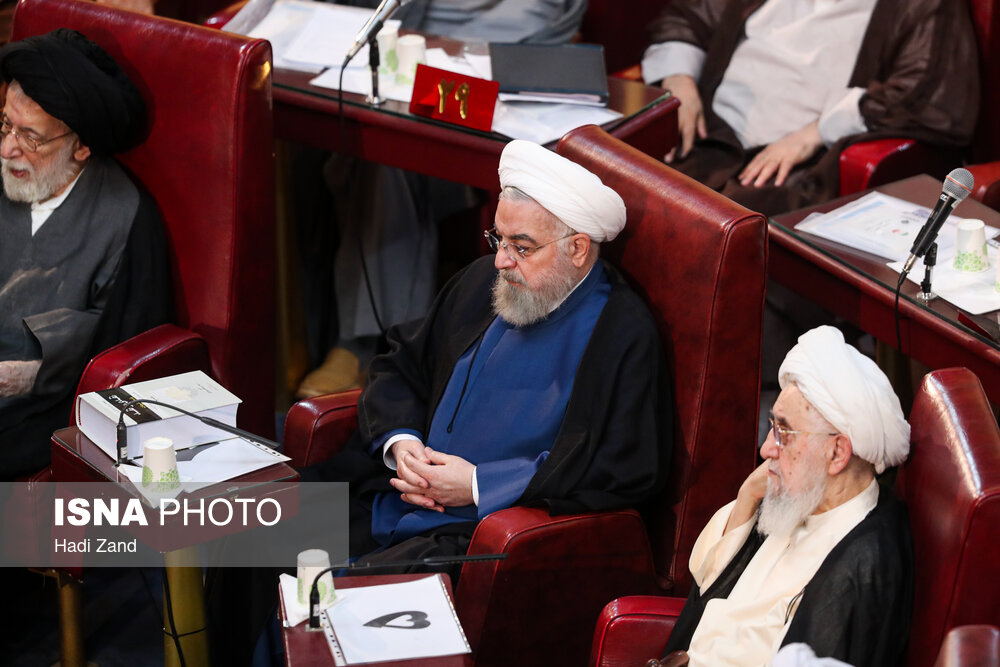 عکس/ حضور روحانی در اجلاس مجلس خبرگان رهبری