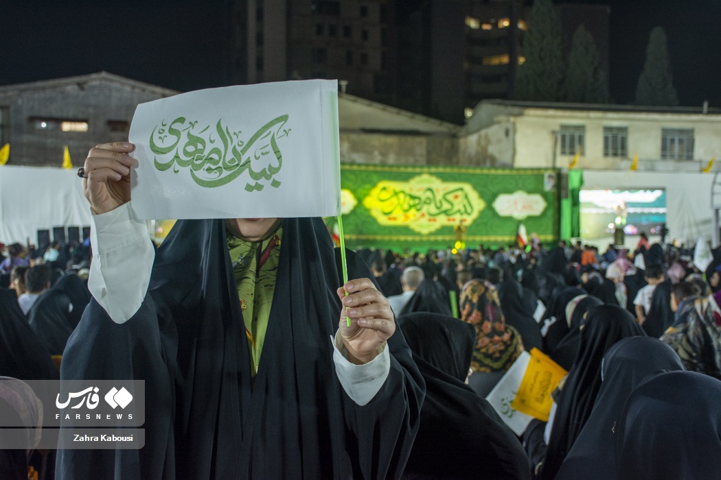 عکس/ اجتماع مردمی بیعت با امام عصر (عجل الله) در گرگان