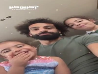 چالش جالب محمد صلاح و دخترانش