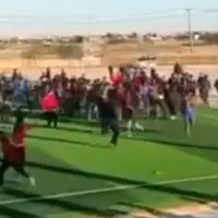 درگیری و کتک‌کاری داور به رده نوجوانان رسید!