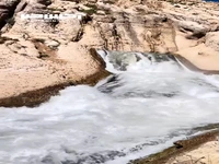 نمایی زیبا از سرچشمه کوهرنگ در چهارمحال و بختیاری