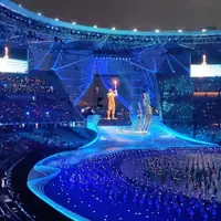 تصاویر بشار اسد و همسرش در افتتاحیه بازی‌های آسیایی