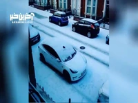 آب شدن خودکار برف از روی خودرو شرکت تسلا