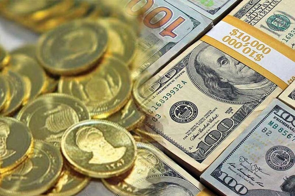 رنگ قرمز بر تابلو طلا و سکه؛ دلار بدون تغییر ماند