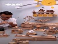 این هنرمند چینی اسباب بازیهای چوبی متحرک می سازه