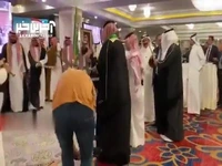 رقص شمشیر عربستانی‌ها در هتل اسپیناس تهران