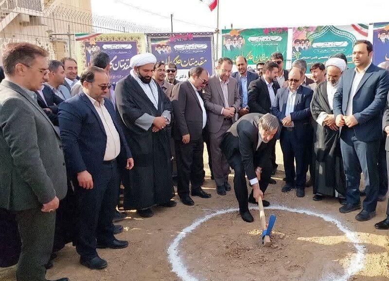 کلنگ ساخت درمانگاه تأمین اجتماعی جاجرم به زمین زده شد