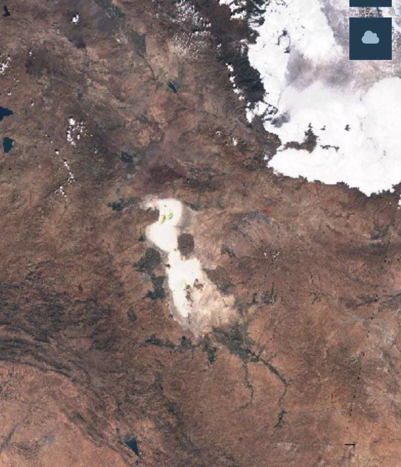 تصویری غم‌انگیز از وضعیت دریاچه ارومیه