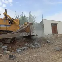 تخریب ۲۱ بنای غیرمجاز در اراضی کشاورزی شهرستان قزوین