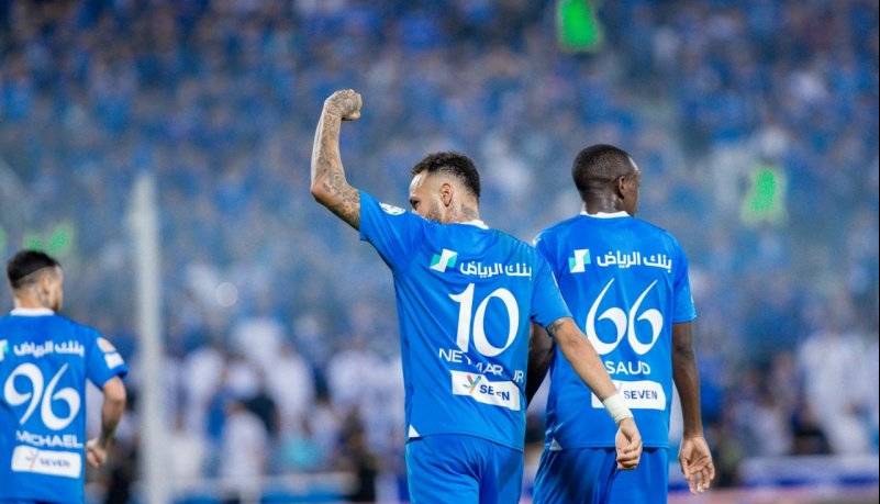 صدرنشینی الهلال در شب سیاه و سفید نیمار!