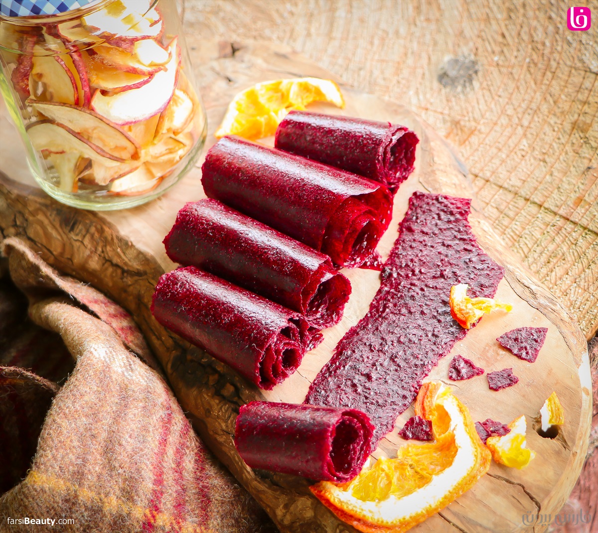 راحت ترین و خوشمزه ترین روش تهیه لواشک خانگی 