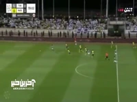 گل تساوی الطائی به النصر توسط میسیدان