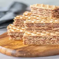 طرز تهیه آسان بیسکویت ویفر خانگی موزی و کاکائویی بدون فر