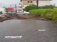 اثرات خسارات ویرانگری که طوفان و موج سیلاب‌ها به یونان وارد کرد
