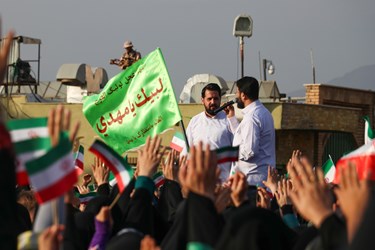 اجرای سرود «سلام فرمانده ۲» با حضور ابوذر روحی در قزوین