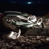 واژگونی پژو در محور قزوین - آوج 3 نفر را راهی بیمارستان کرد