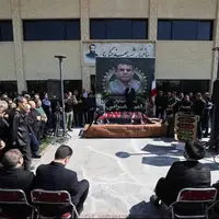 تشییع پیکر امیر عفراتی با حضور وزیر ورزش و جامعه کشتی