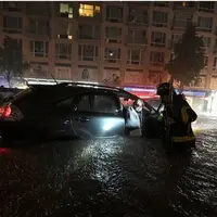 ویدئویی از سیلاب شدید در نیویورکِ آمریکا