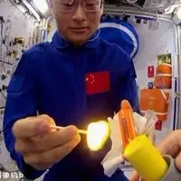 آتش‌بازی شگفت‌انگیز فضانوردان چینی در ایستگاه فضایی