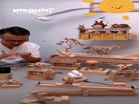 تا به حال اسباب بازی چوبیِ متحرک دیده اید؟