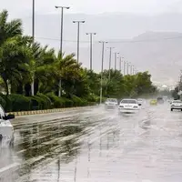 بارش باران در ۹ استان کشور