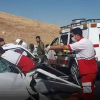 حادثه مرگبار در جاده دهگلان - قروه منجر به مرگ راننده ‌شد