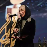 الناز شاکردوست و صدف اسپهبدی برندگان تندیس حافظ بهترین بازیگر زن 