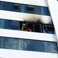 آتش‌سوزی در ساختمان سرو اردبیل مهار شد