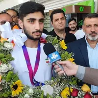 استقبال از نایب قهرمان آسیا در قائم‌شهر