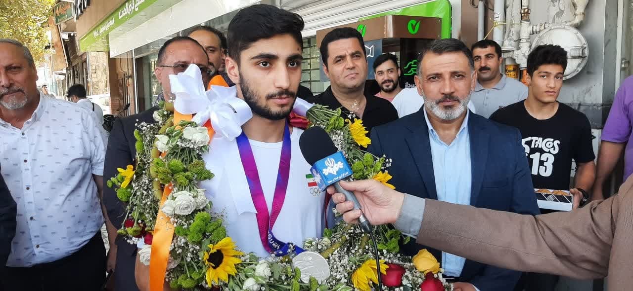 استقبال از نایب قهرمان آسیا در قائم‌شهر