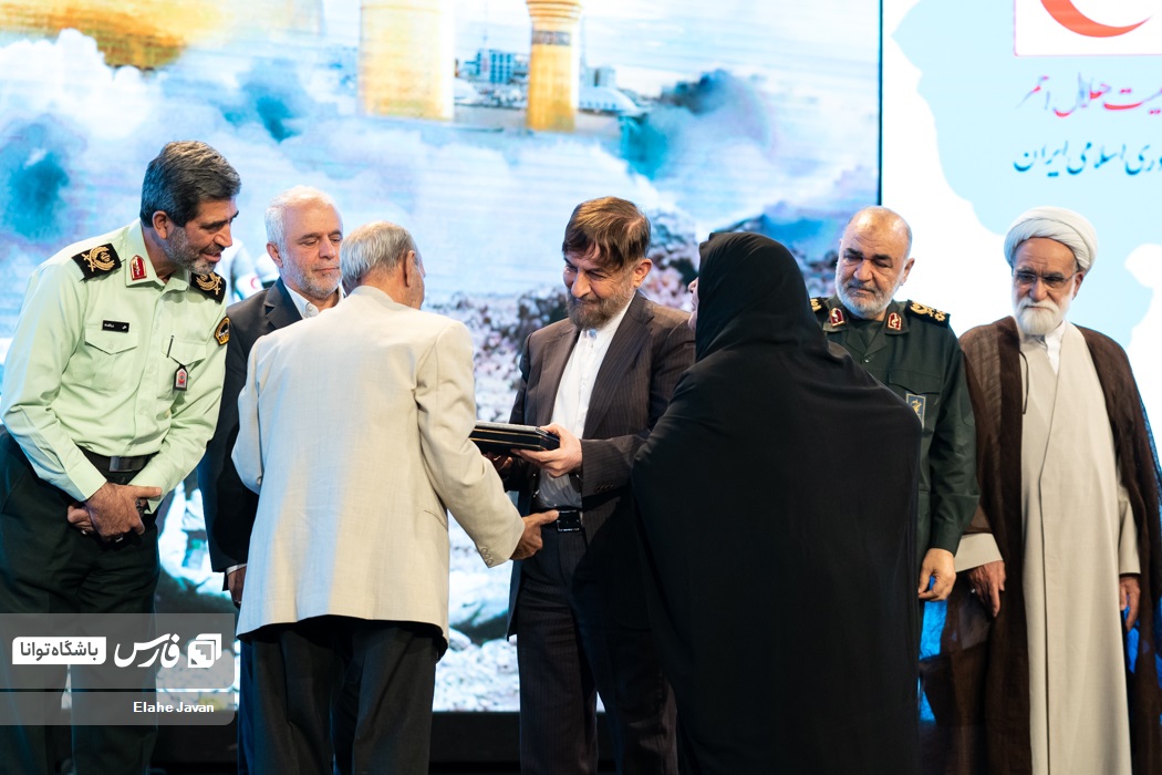 آئین تجلیل از خادمان هلال احمر در اربعین حسینی