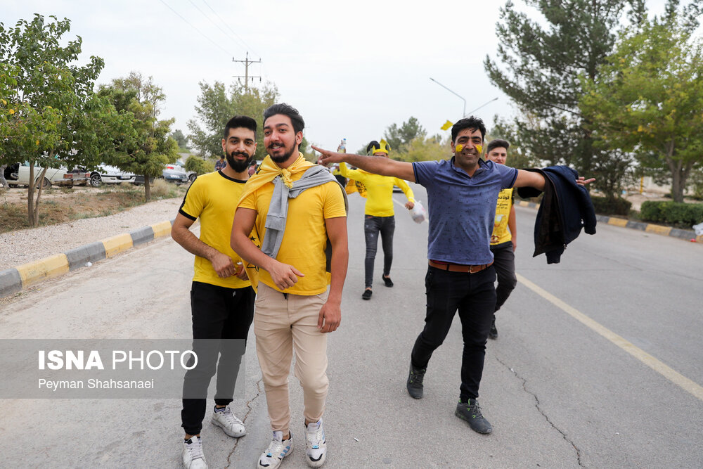 حضور طرفداران در آستانه دیدار تیم‌های سپاهان و الاتحاد