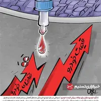 کاریکاتور/ شگرد خودروسازان برای توقف ریزش قیمت خودرو