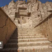 عکس/ آسیب جدی به «بنای تاریخی نقش رستم»